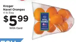 Ralphs Kroger navel oranges offer