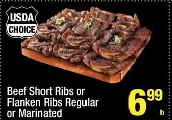 Super King Markets Beef Short Ribs or Flanken Ribs offer