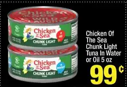 Super King Markets Chicken Of The Sea Chunk Light Tuna In Water or Oil 5 oz offer