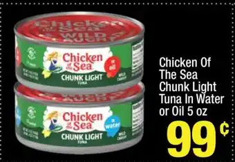 Super King Markets Chicken Of The Sea Chunk Light Tuna In Water or Oil 5 oz offer