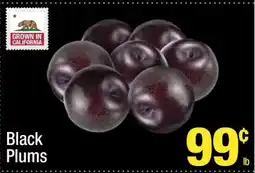 Super King Markets Black Plums offer