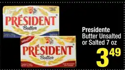Super King Markets Presidente Butter Unsalted or Salted 7 oz offer