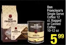 Super King Markets Don Francisco's Coffee offer