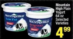 Super King Markets Mountain High Plain Yogurt offer
