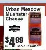 Key Food Urban Meadow Muenster Cheese offer