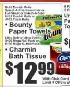 Key Food Charmin Bath Tissue offer