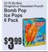 Key Food Bomb Pop Ice Pops offer