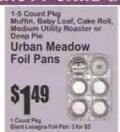 Key Food Urban Meadow Foil Pans offer