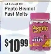 Key Food Pepto Bismol Fast Melts offer