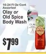 Key Food Olay or Old Spice Body Wash offer
