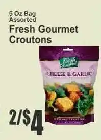 Key Food Fresh Gourmet Croutons offer