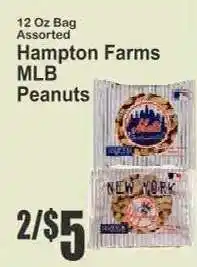 Key Food Hampton Farms MLB Peanuts offer