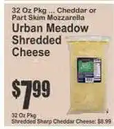 Key Food Urban Meadow Shredded Cheese offer