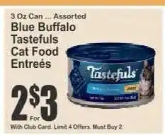 Key Food Blue Buffalo Tastefuls Cat Food Entrées offer