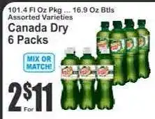Key Food Canada Dry 6 Packs offer
