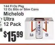 Key Food Michelob Ultra 12 Pack offer