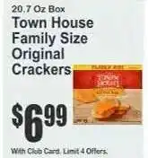 Key Food Town House Family Size Original Crackers offer