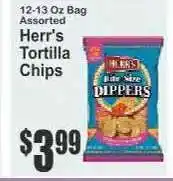 Key Food Herr's Tortilla Chips offer