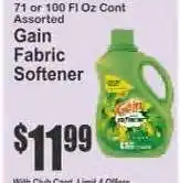 Key Food Gain Fabric Softener offer