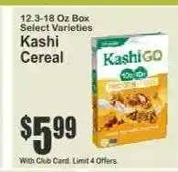 Key Food Kashi Cereal offer