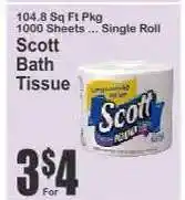 Key Food Scott Bath Tissue offer