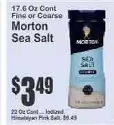 Key Food Morton Sea Salt offer