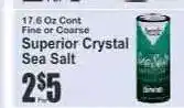 Key Food Superior Crystal Sea Salt offer