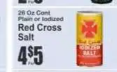 Key Food Red Cross Salt offer