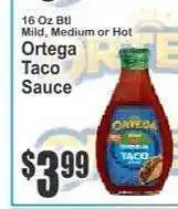 Key Food Ortega Taco Sauce offer