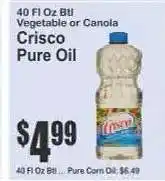 Key Food Crisco Pure Oil offer