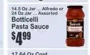 Key Food Botticelli Pasta Sauce offer