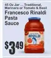 Key Food Francesco Rinaldi Pasta Sauce offer