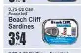 Key Food Beach Cliff Sardines offer