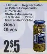 Key Food Goya Olives offer