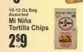 Key Food Mi Niña Tortilla Chips offer