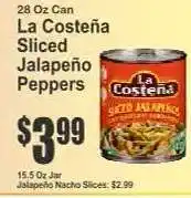 Key Food La Costeña Sliced Jalapeño Peppers offer