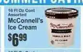 Key Food McConnell's Ice Cream offer