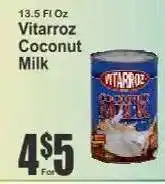 Key Food Vitarroz Coconut Milk offer