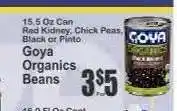 Key Food Goya Organics Beans offer