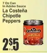 Key Food La Costeña Chipotle Peppers offer