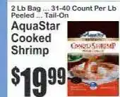 Key Food AquaStar Cooked Shrimp offer