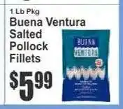 Key Food Buena Ventura Salted Pollock Fillets offer