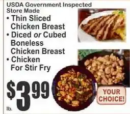 Key Food USDA Government Inspected Store Made Chicken offer