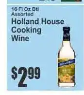 Key Food Holland House Cooking Wine offer