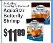 Key Food AquaStar Butterfly Shrimp offer