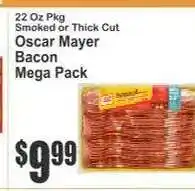 Key Food Oscar Mayer Bacon Mega Pack offer