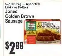 Key Food Jones Golden Brown Sausage offer