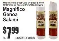 Key Food Magnifico Genoa Salami offer