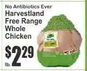 Key Food Harvestland Free Range Whole Chicken offer