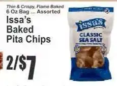 Key Food Issa's Baked Pita Chips offer